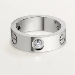 18k gold plated stainless steel screw ring - EUC